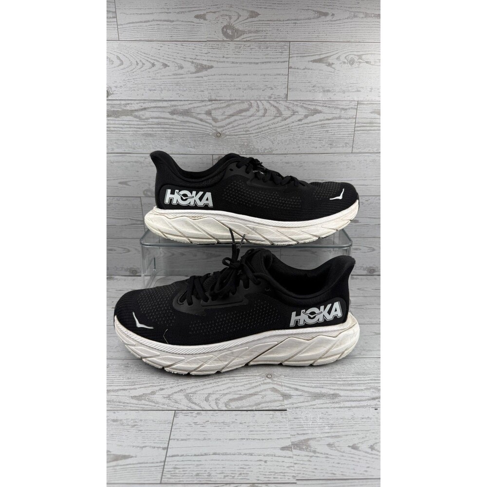 Hoka One One Arahi 7 L1147851-BWHT Black White 10B Womens Running Shoes #403